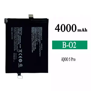 New genuine cell phone battery B-O2 for VIVO iQOO 5 Pro