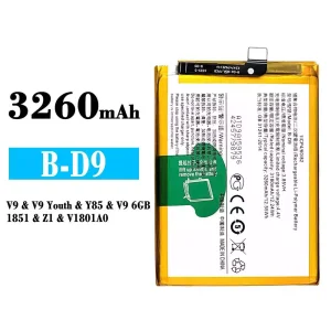 New genuine cell phone battery B-D9 for VIVO V9 / V9 Youth