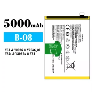 New genuine cell phone battery B-O8 for VIVO Y31/Y52s/Y51