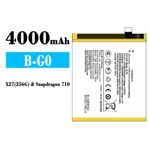 New genuine cell phone battery B-G0 for VIVO X27(256G)/Snapdragon 710