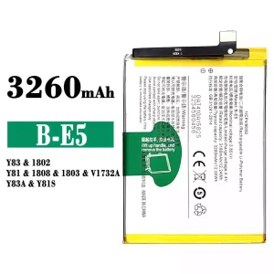 New genuine cell phone battery B-E5 for VIVO Y83/Y81/Y83A/Y18S