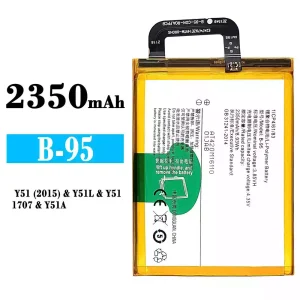 New genuine cell phone battery B-95 for VIVO Y51(2015)/Y51L/Y51A