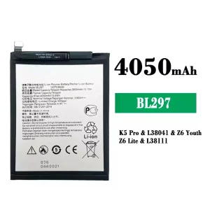 New genuine cell phone battery BL297 for Lenovo K5 Pro / Z6 Youth / Z6 Lite