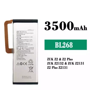 New genuine cell phone battery BL268 for Lenovo ZUK Z2 / Z2 Plus