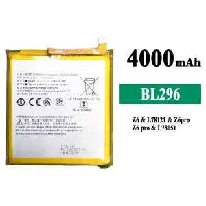 New genuine cell phone battery BL296 for Lenovo Z6/Z6Pro