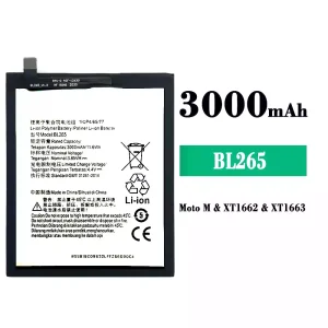 New genuine cell phone battery BL265 for Lenovo Moto M/XT1662/XT1663
