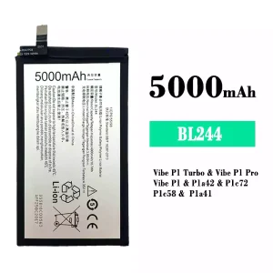 New genuine cell phone battery BL244 for Lenovo Vibe P1 Turbo / Vibe P1 Pro / Vibe P1