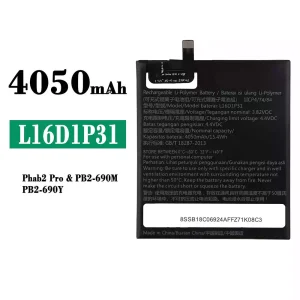 New genuine cell phone battery L16D1P31 for Lenovo Phab2 Pro/PB2-690M/PB2-690Y
