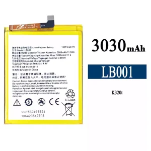 New genuine cell phone battery LB001 for Lenovo K320T
