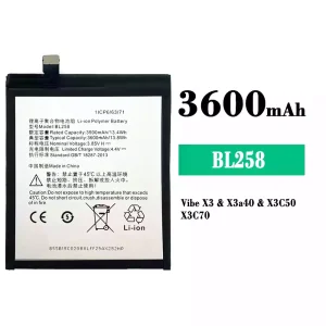 New genuine cell phone battery BL258 for Lenovo Vibe X3