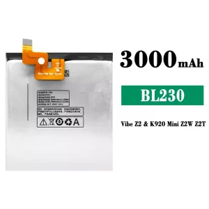 New genuine cell phone battery BL230 for Lenovo Vibe Z2/Z2T/K920 Mini Z2W