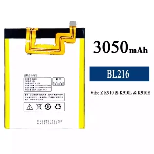 New genuine cell phone battery BL216 for Lenovo VIBE Z K910/K910L/K910E