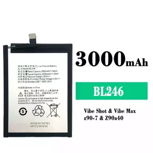 New genuine cell phone battery BL246 for Lenovo Vibe Shot/ Vibe Max z90-7