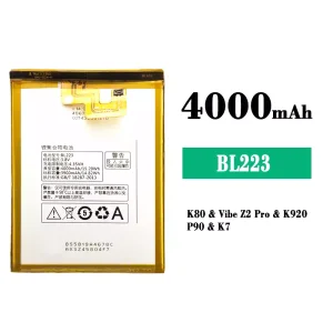 New genuine cell phone battery BL223 for Lenovo K80/VIBE Z2 pro/P90/K7