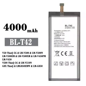 New genuine cell phone battery BL-T42 for LG V50 ThinQ 5G / V50S ThinQ 5G / G8X ThinQ