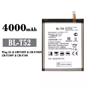 New genuine cell phone battery BL-T52 for LG Wing 5G