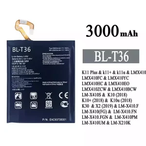New genuine cell phone battery BL-T36 for LG K11 Plus /K10 / K10+