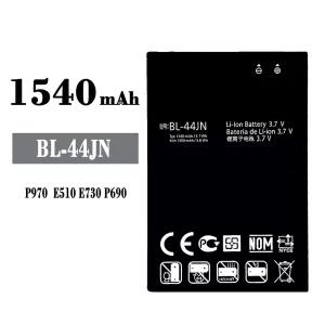 New genuine cell phone battery BL-44JN for LG P970/E510/E730/P690