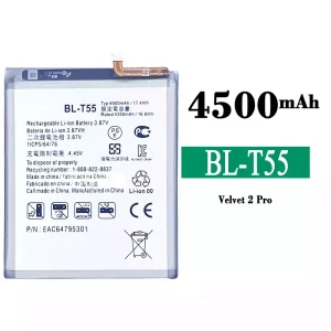 New genuine cell phone battery BL-T55 for LG Velvet 2 Pro
