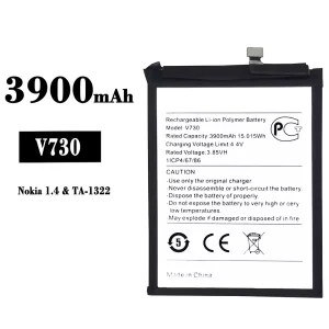 New genuine cell phone battery V730 for Nokia 1.4/TA1322
