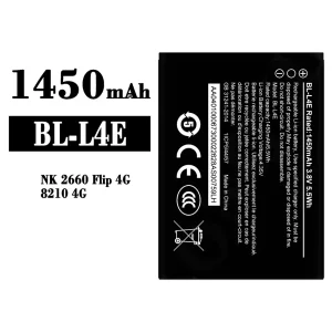 New genuine cell phone battery BL-L4E for Nokia NK 2660 Flp 4G/8210 4G