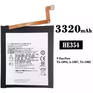 New genuine cell phone battery HE354 for Nokia 9 PureView