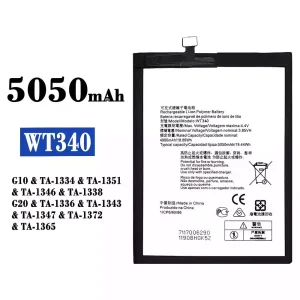 New genuine cell phone battery WT340 for Nokia G10 / G20
