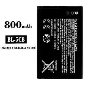New genuine cell phone battery BL-5CB for Nokia NK1280/NK1616/NK1800