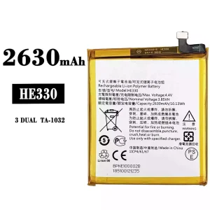 New genuine cell phone battery HE330 for Nokia 3 DUAL