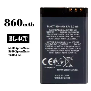 New genuine cell phone battery BL-4CT for Nokia 5310 Xpress Music/5630 Xpress Music/7230
