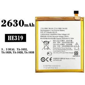 New genuine cell phone battery HE319 for Nokia 3