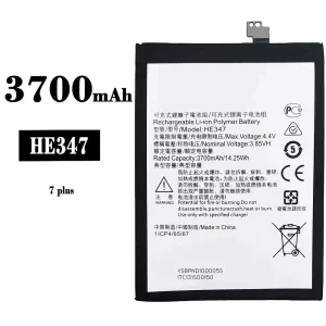New genuine cell phone battery HE347 for Nokia 7plus