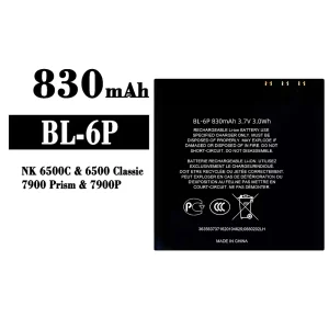 New genuine cell phone battery BL-6P for Nokia NK 6500C/7900/7900P