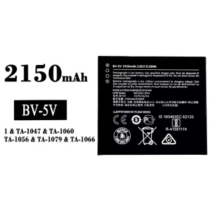 New genuine cell phone battery BV-5V for Nokia 1