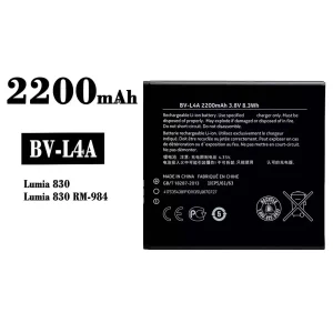 New genuine cell phone battery BV-L4A for Nokia Lumia 830