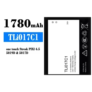 New genuine cell phone battery TLi017C1 for Alcatel One Touch Streak PIXI 4.5