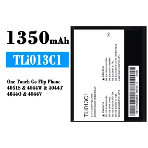 New genuine cell phone battery TLi013C1 for Alcatel One Touch Go Flip Phone 4051S/4044W/4044T/4044O/4044V
