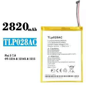 New genuine cell phone battery TLp028AC for Alcatel Pixi 3 7.0
