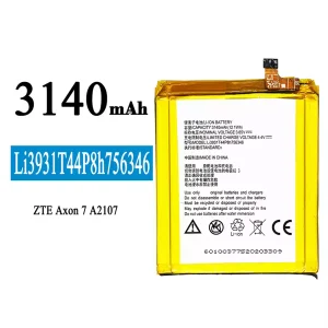 New genuine cell phone battery Li3931T44P8h756346 for ZTE Axon 7