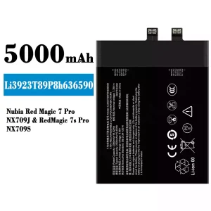 New genuine cell phone battery Li3923T89P8h636590 for Nubia Red Magic 7 Pro/ RedMagic 7S Pro