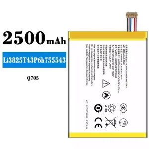 New genuine cell phone battery Li3825T43P6h755543 for ZTE Q705