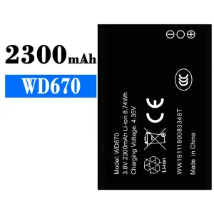 New genuine cell phone battery WD670 for ZTE