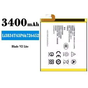New genuine cell phone battery Li3834T43P6h726452 for ZTE Blade V2 Lite