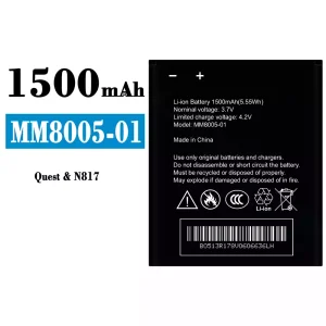 New genuine cell phone battery MM8005-01 for ZTE Quest/N817