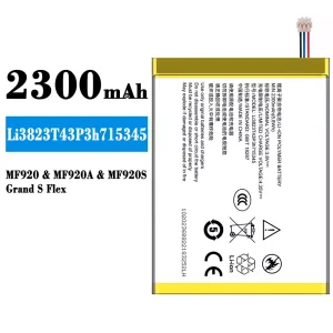 New genuine cell phone battery Li3823T43P3h715345 for ZTE MF910/MF910S/MF920M/MF920/MF920A/MF920S