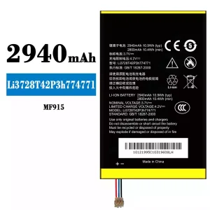New genuine cell phone battery Li3728T42P3h774771 for ZTE MF915