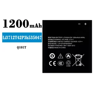 New genuine cell phone battery Li3712T42P3h535047 for ZTE Q101T
