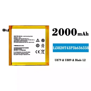 New genuine cell phone battery Li3820T43P3h636338 for ZTE BLADE L2