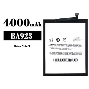 New genuine cell phone battery BA923 for Meizu NOTE 9