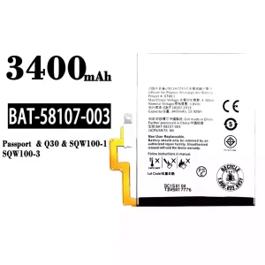 New genuine cell phone battery BAT-58107-003 for BlackBerry Passport/Q30/SQW100-1/SQW100-3
